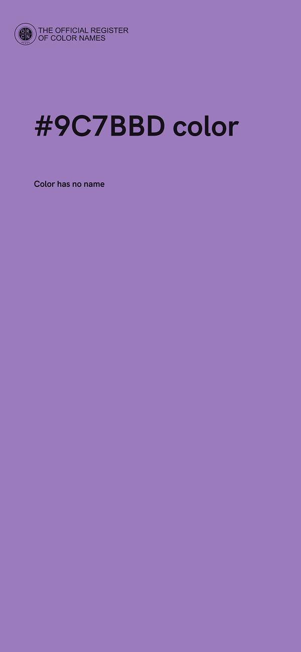 #9C7BBD color image