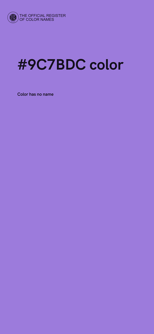 #9C7BDC color image