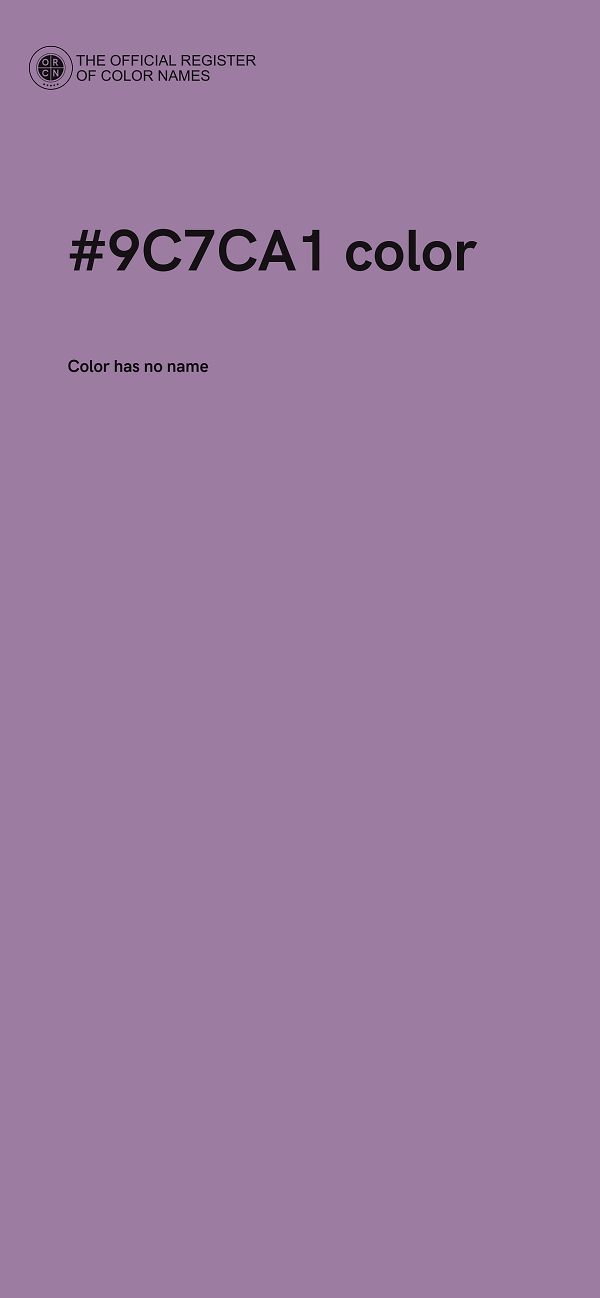 #9C7CA1 color image