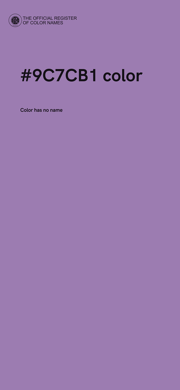 #9C7CB1 color image