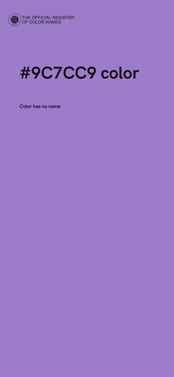 #9C7CC9 color image