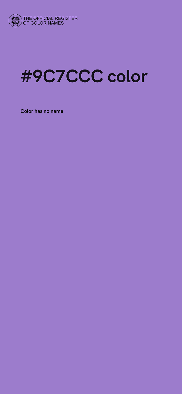#9C7CCC color image