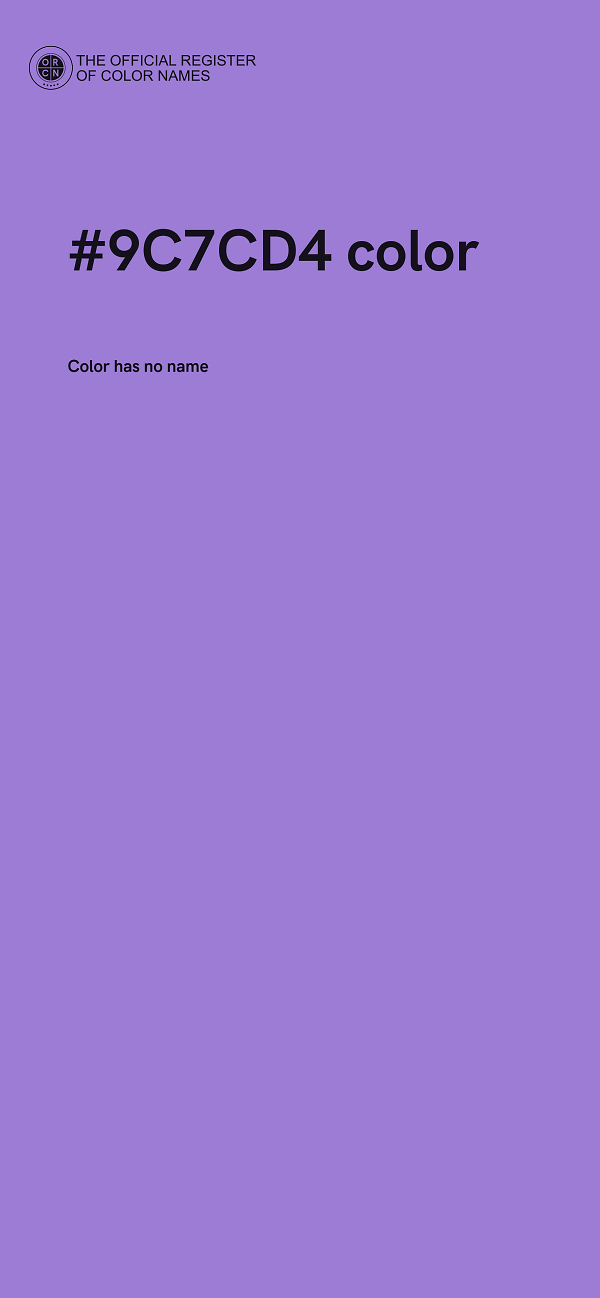 #9C7CD4 color image