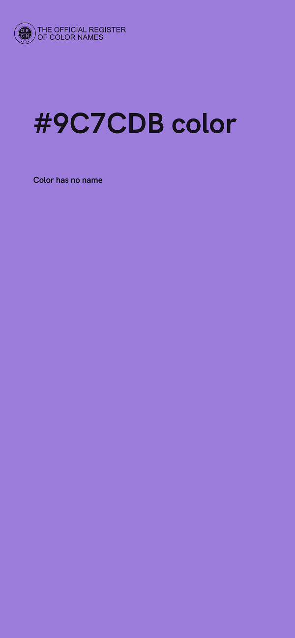 #9C7CDB color image