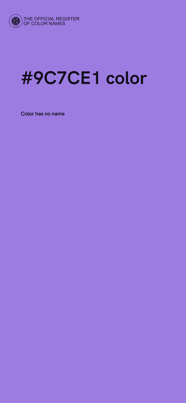 #9C7CE1 color image