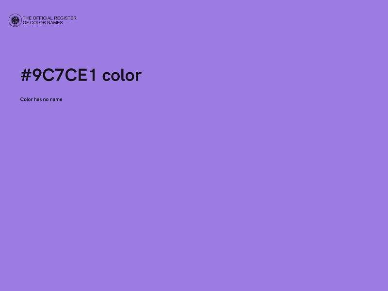 #9C7CE1 color image