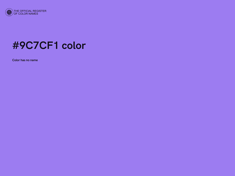 #9C7CF1 color image