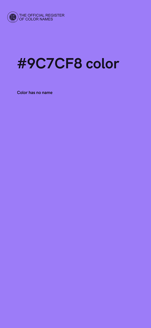 #9C7CF8 color image