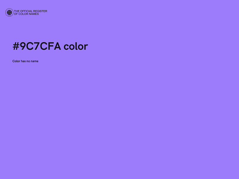 #9C7CFA color image