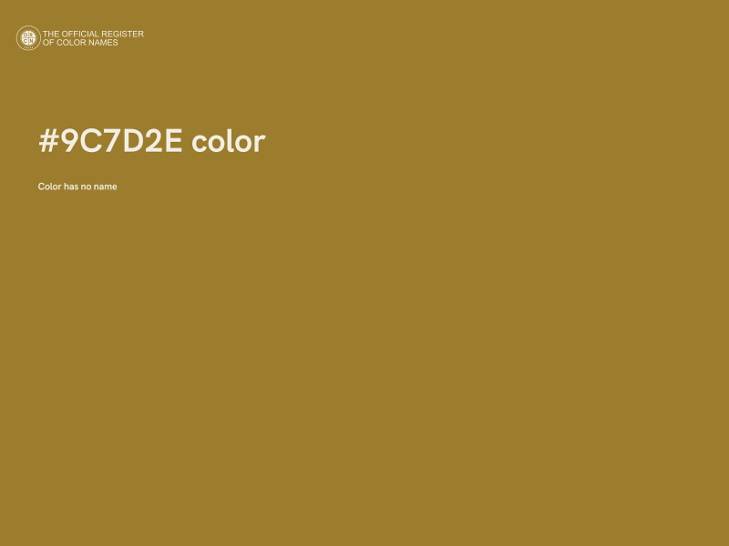 #9C7D2E color image