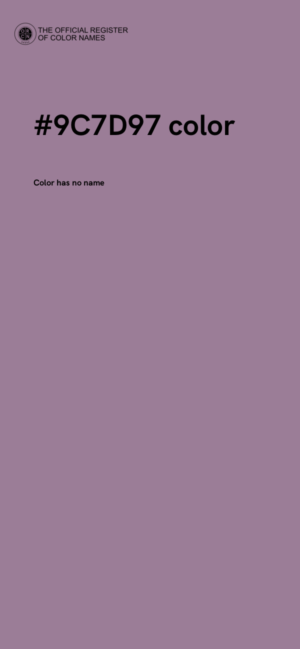 #9C7D97 color image