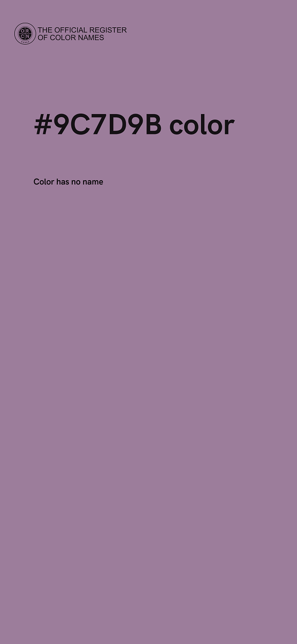 #9C7D9B color image