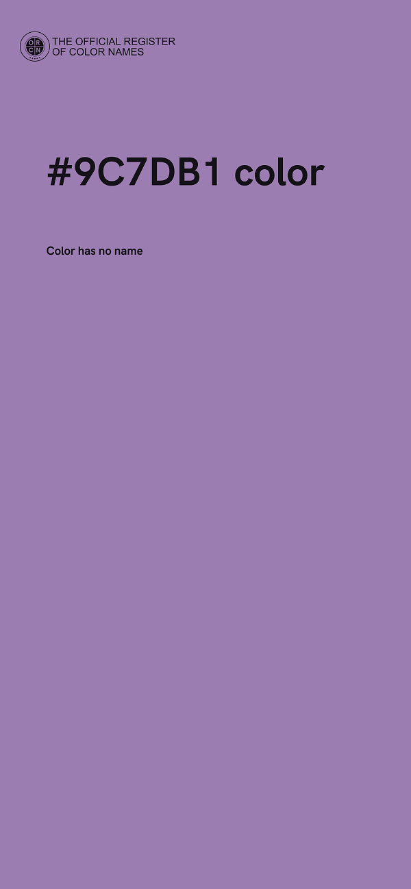 #9C7DB1 color image