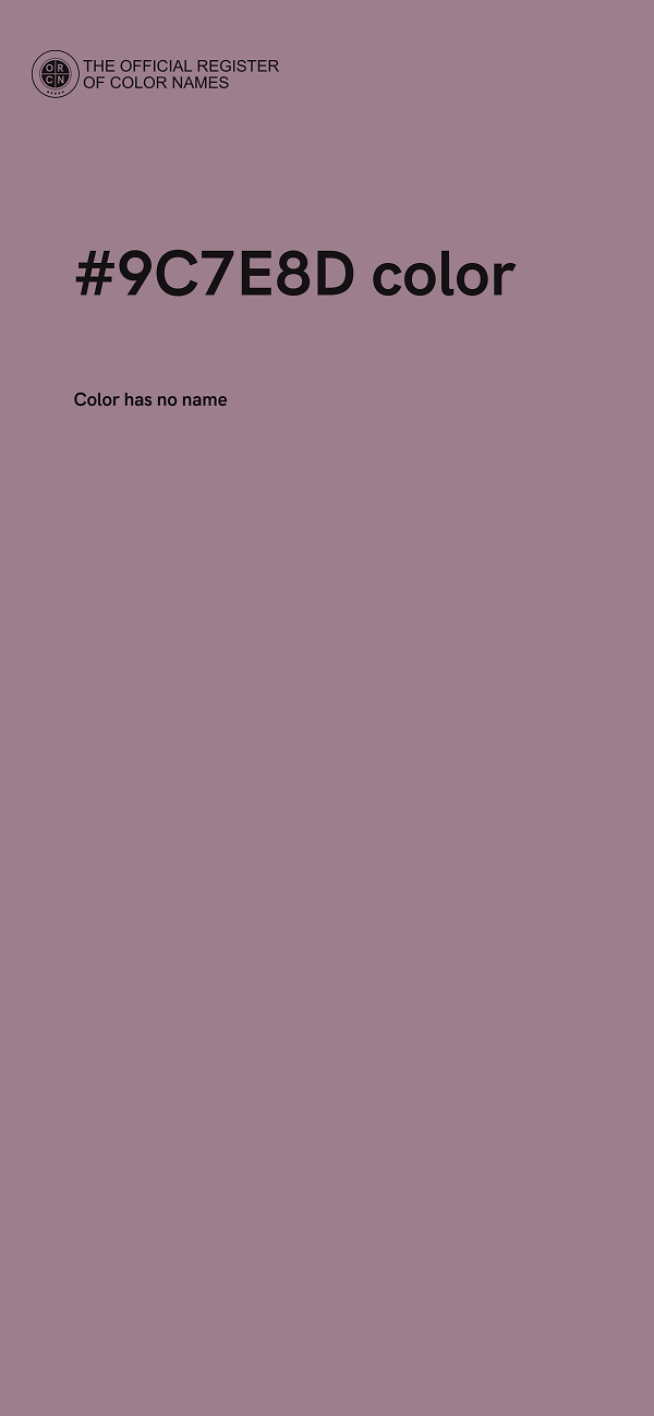 #9C7E8D color image