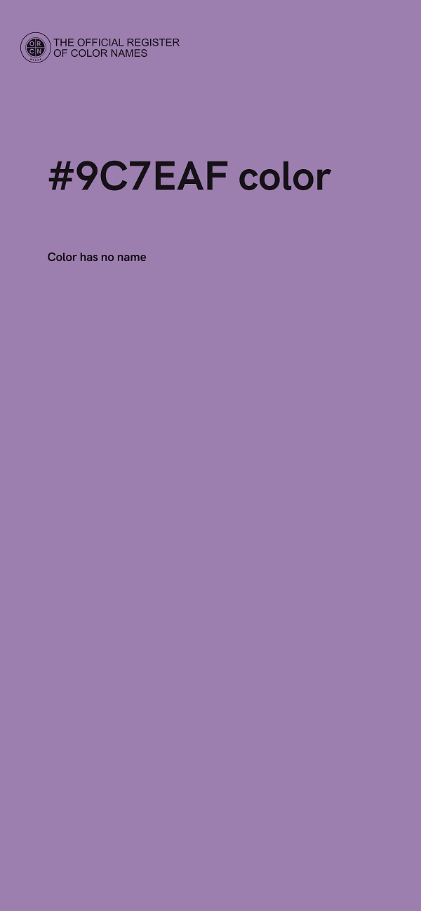 #9C7EAF color image