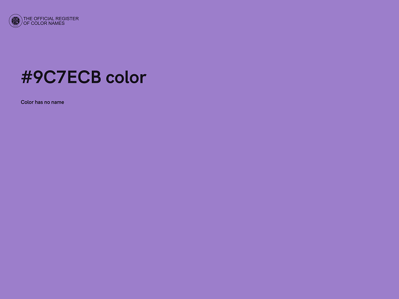 #9C7ECB color image