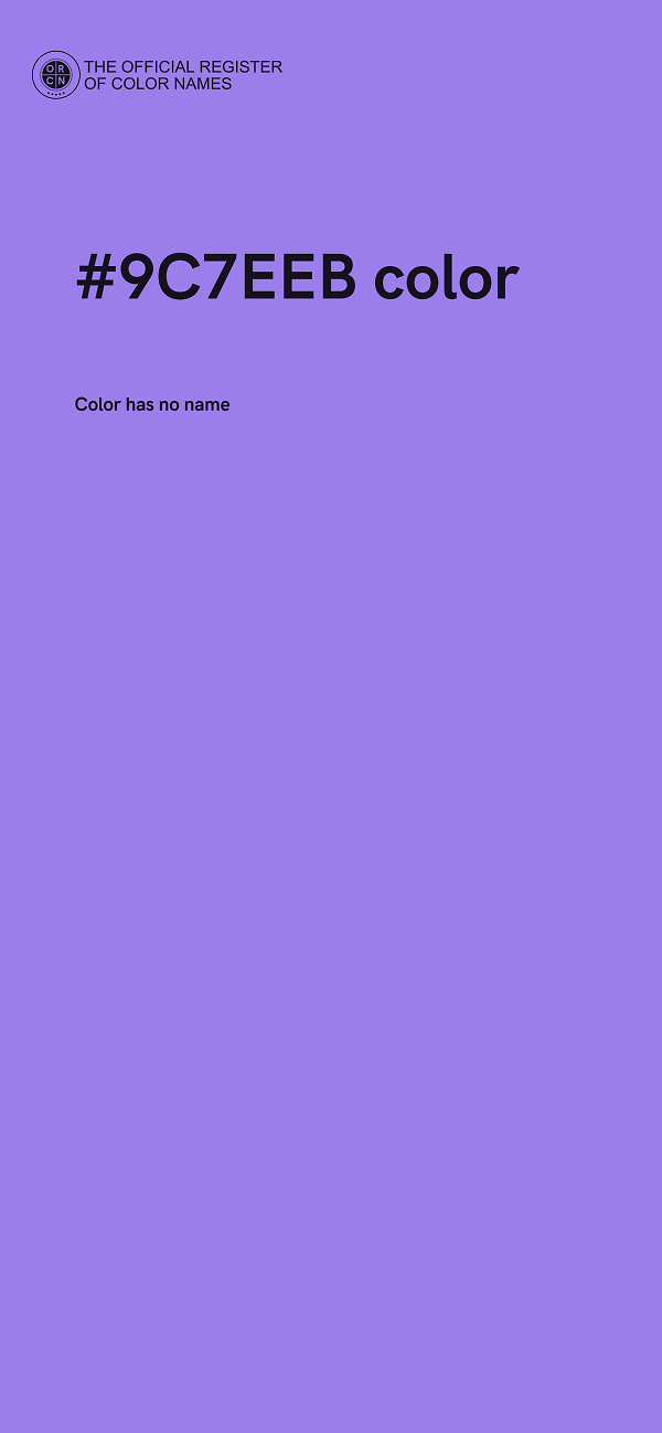 #9C7EEB color image