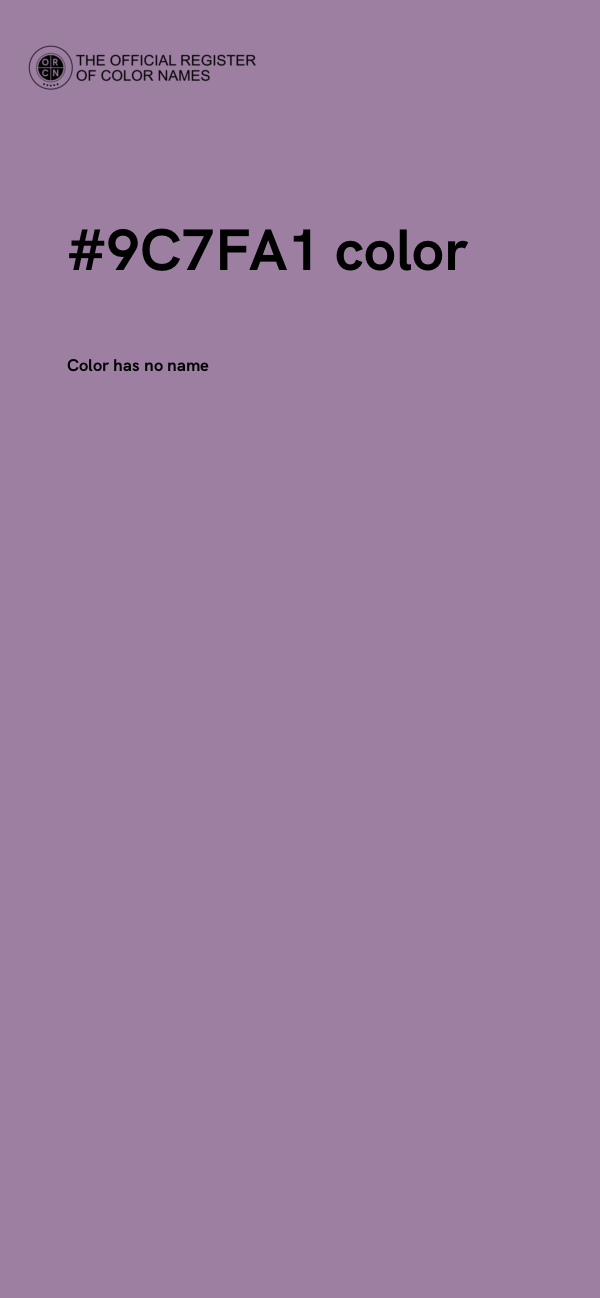 #9C7FA1 color image