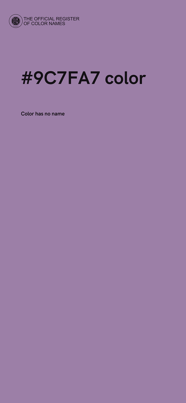 #9C7FA7 color image