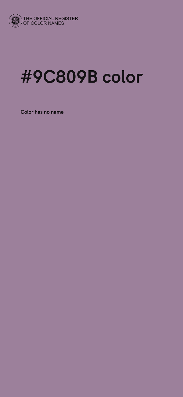 #9C809B color image