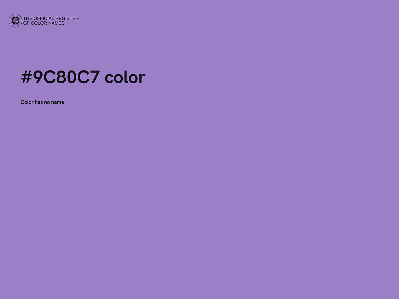 #9C80C7 color image