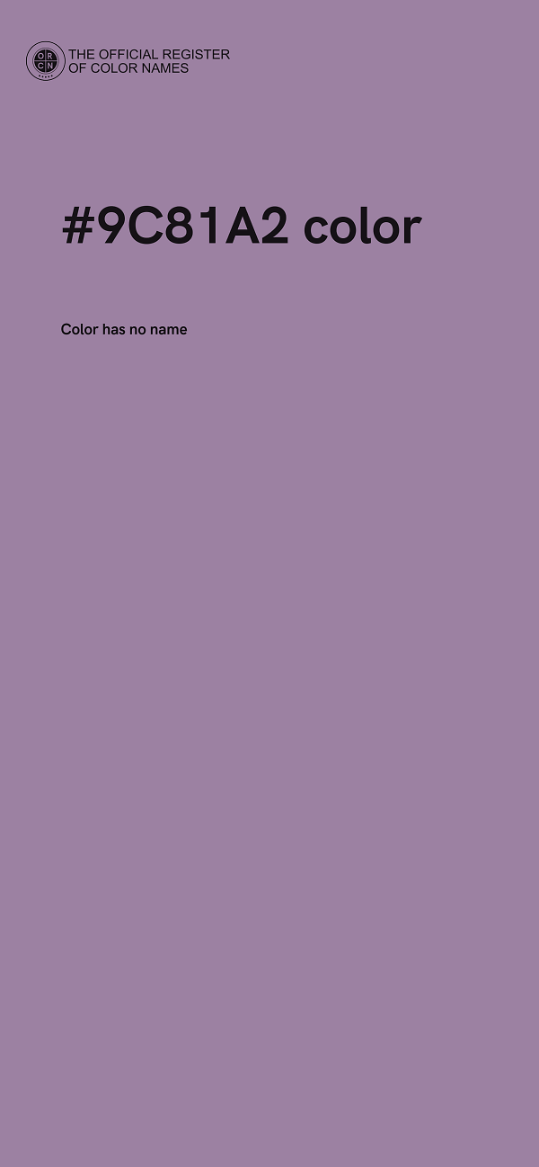 #9C81A2 color image