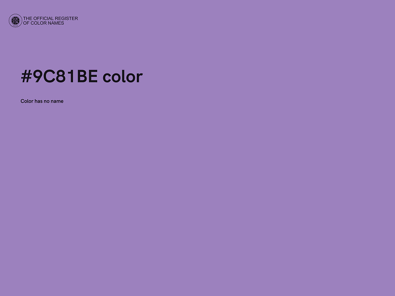 #9C81BE color image