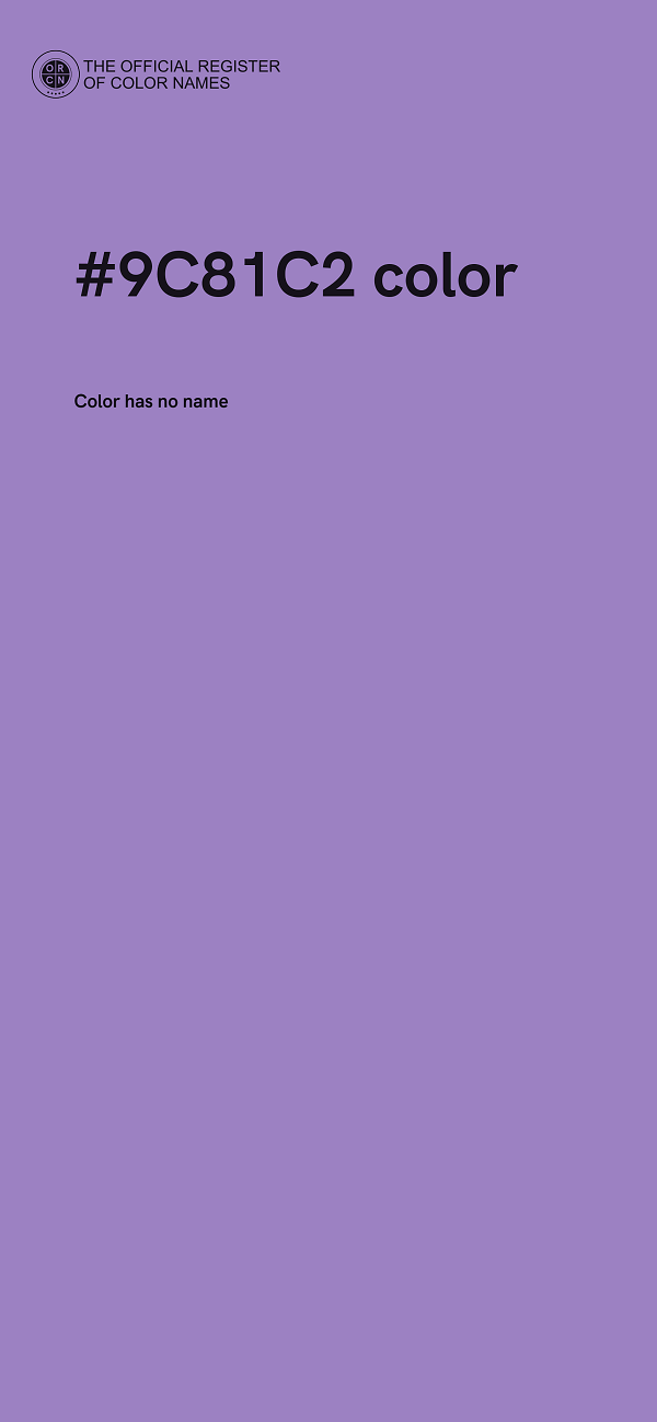 #9C81C2 color image