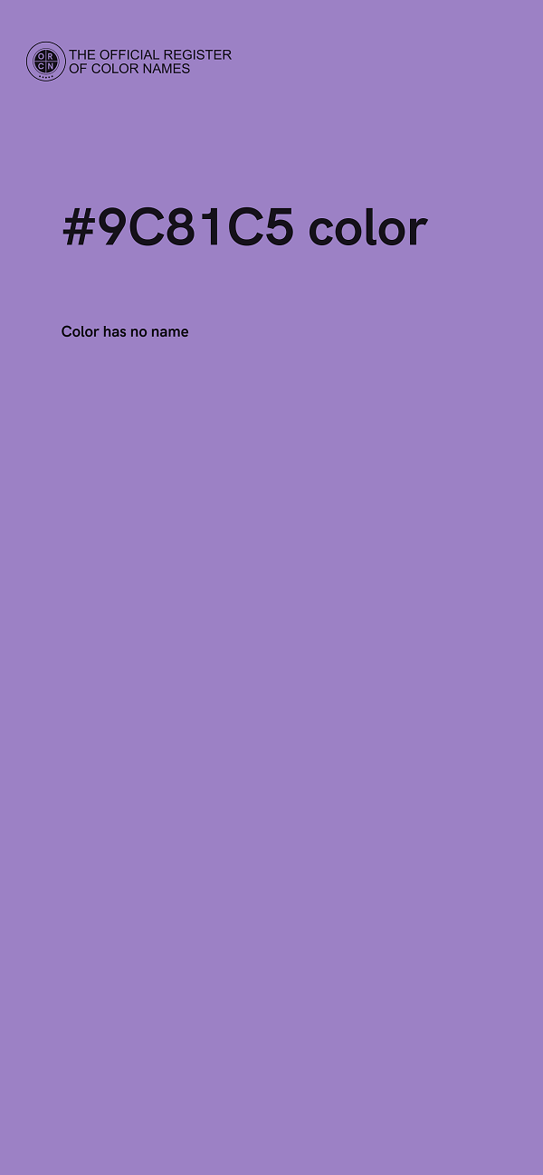 #9C81C5 color image