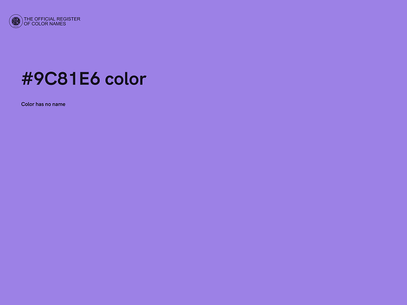#9C81E6 color image