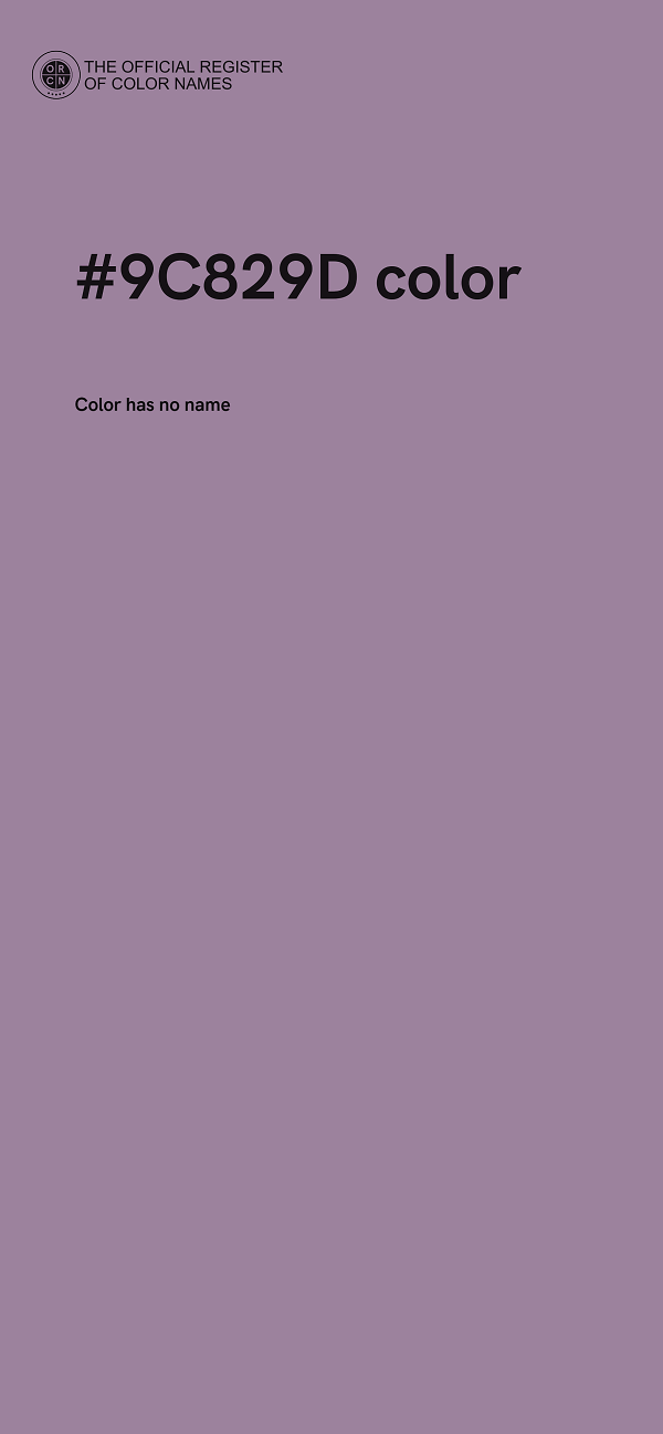 #9C829D color image
