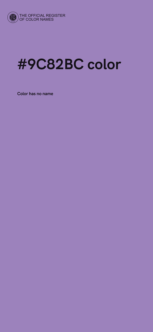 #9C82BC color image