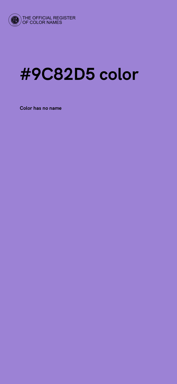 #9C82D5 color image