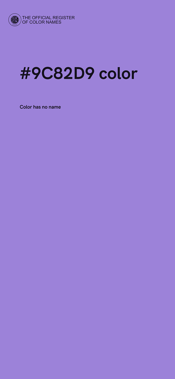 #9C82D9 color image
