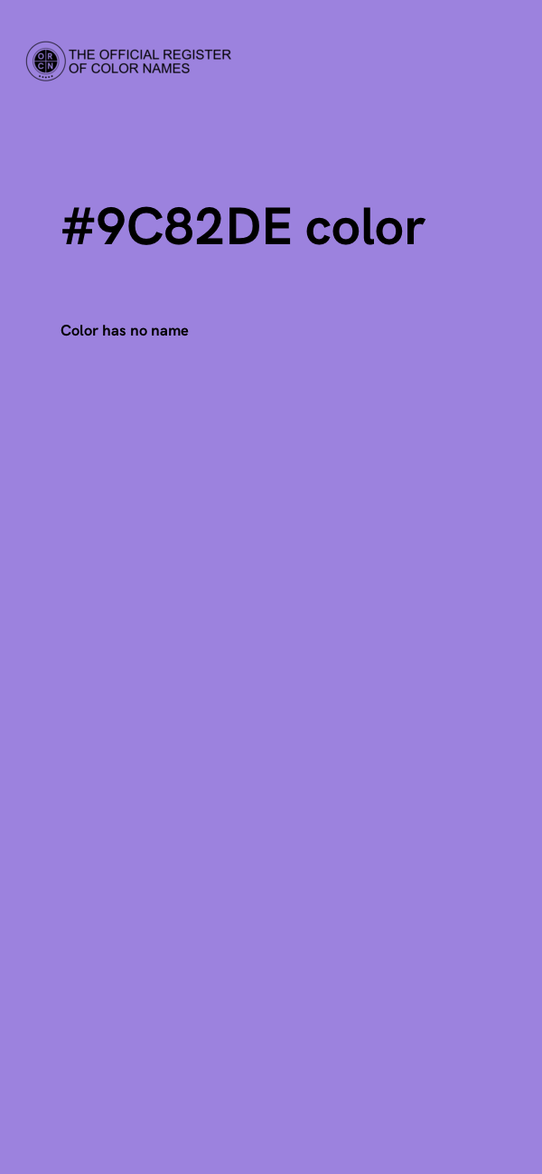 #9C82DE color image
