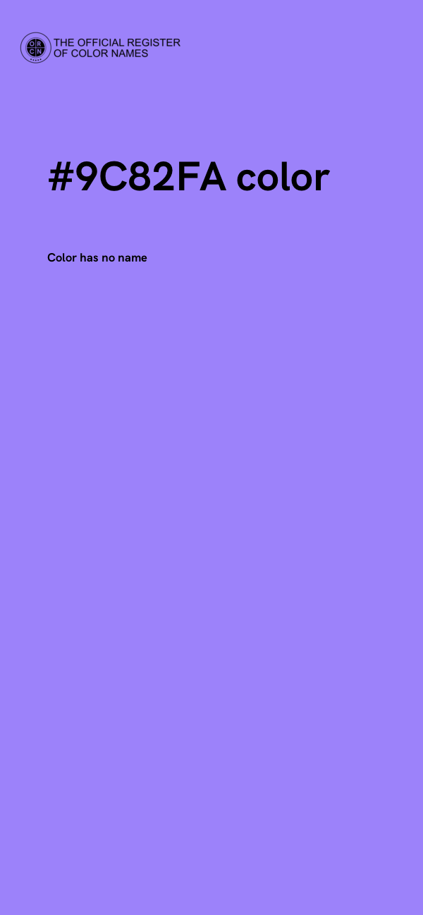 #9C82FA color image