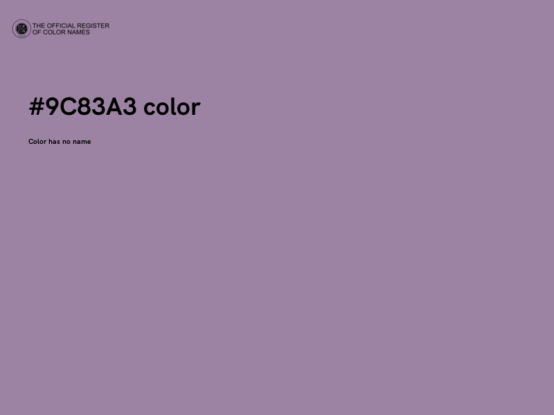 #9C83A3 color image