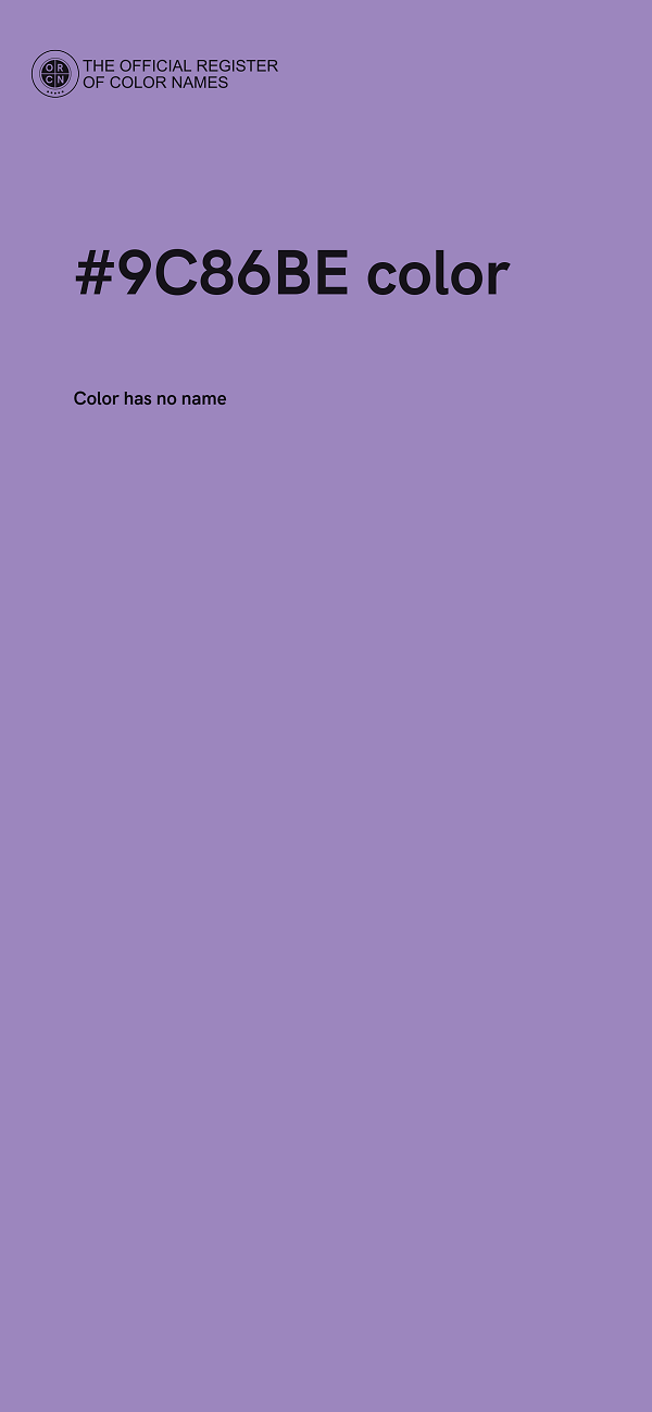 #9C86BE color image