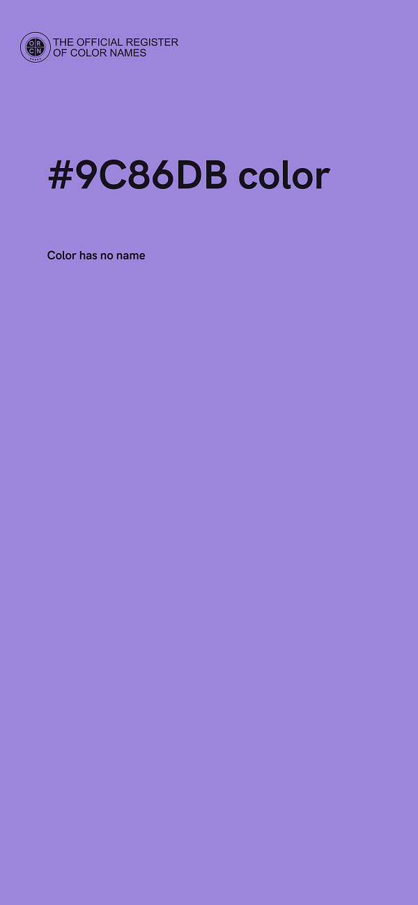 #9C86DB color image