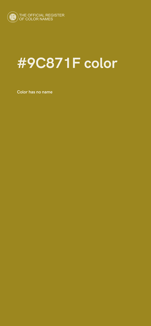 #9C871F color image