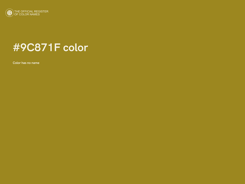#9C871F color image