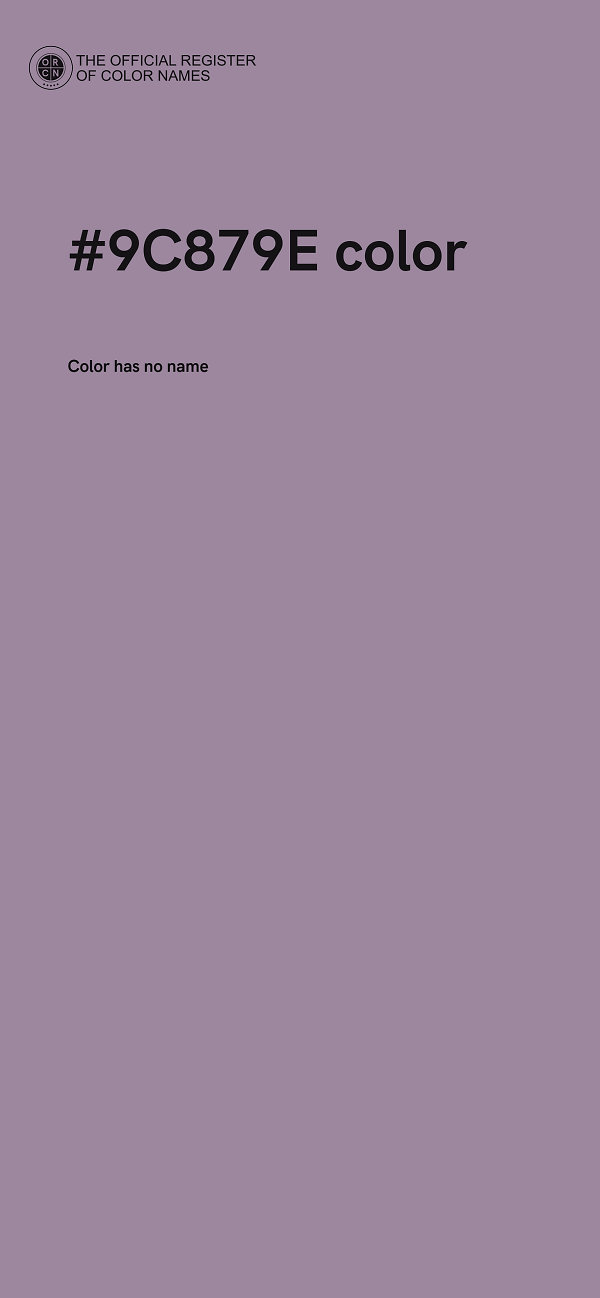 #9C879E color image