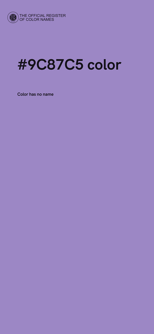 #9C87C5 color image