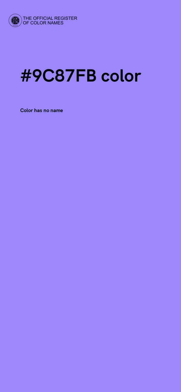 #9C87FB color image