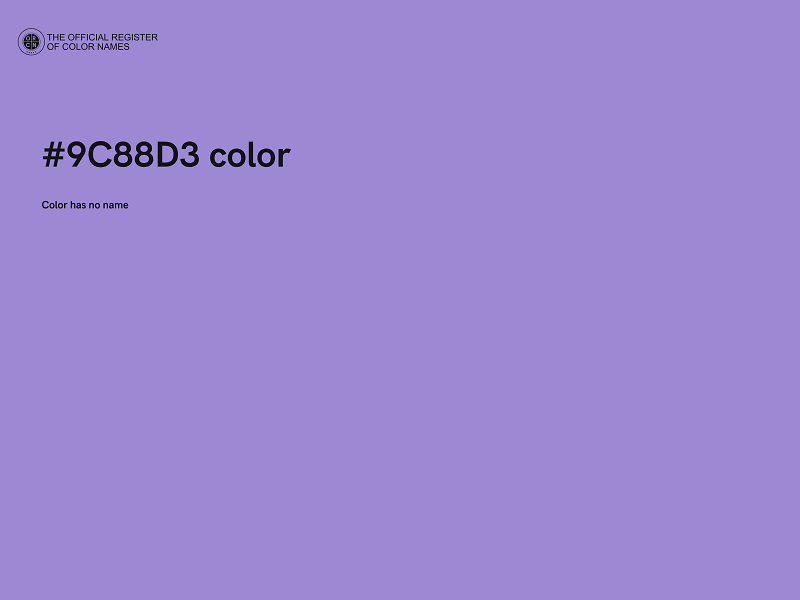 #9C88D3 color image