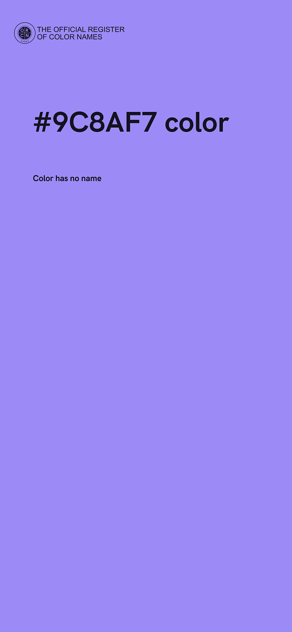 #9C8AF7 color image