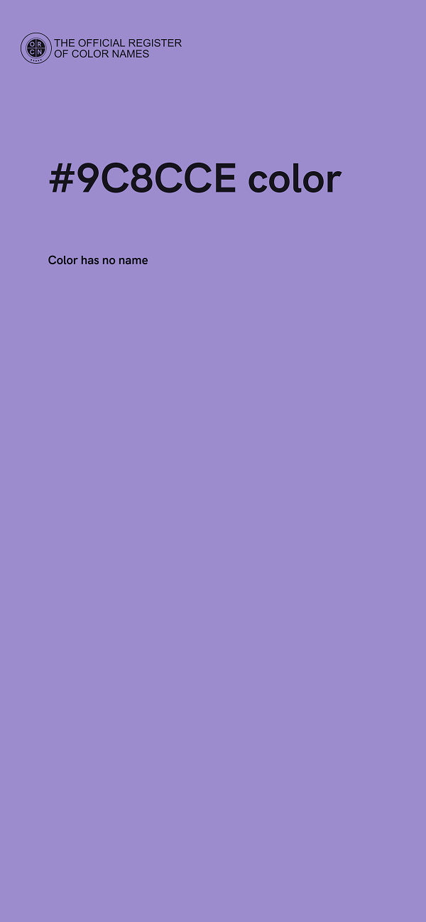 #9C8CCE color image