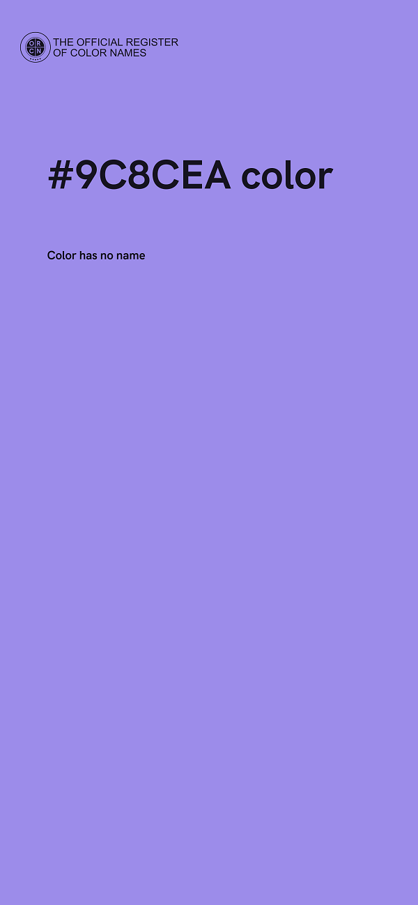 #9C8CEA color image