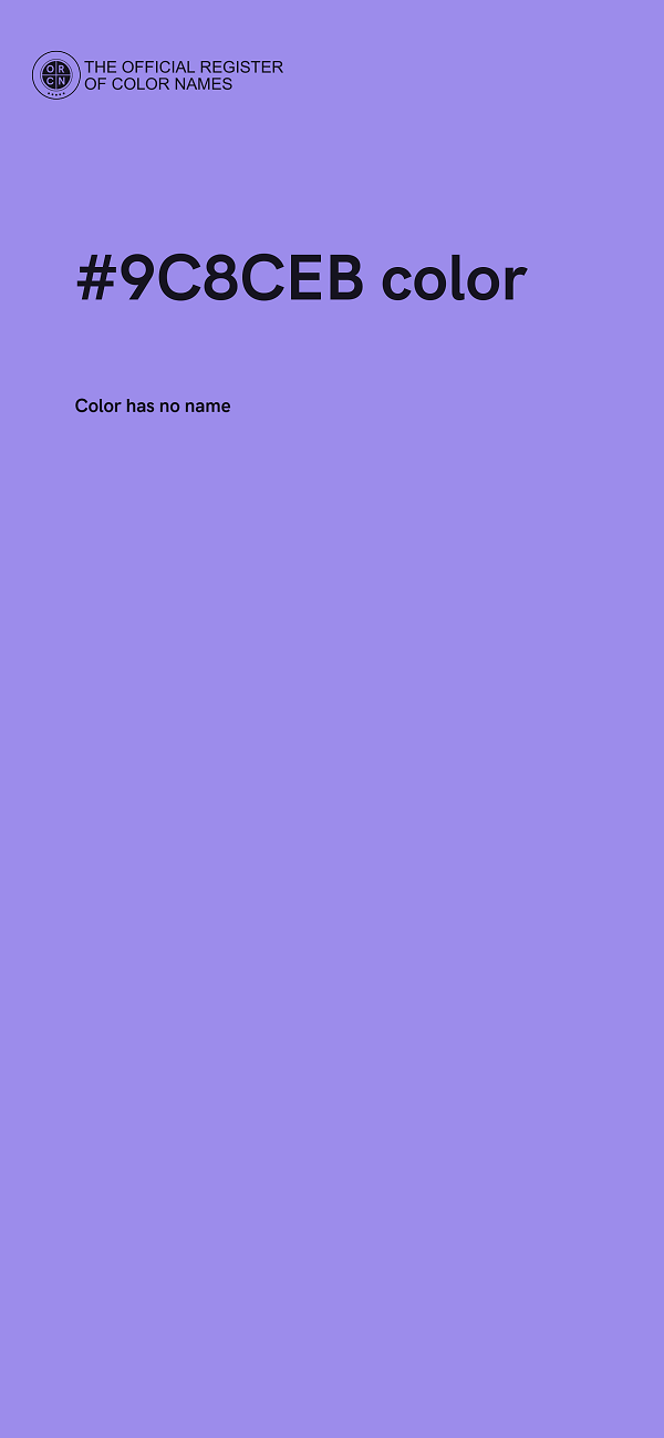 #9C8CEB color image
