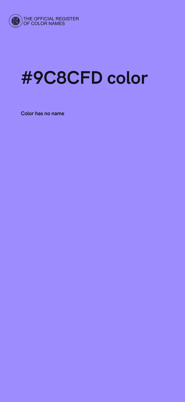 #9C8CFD color image